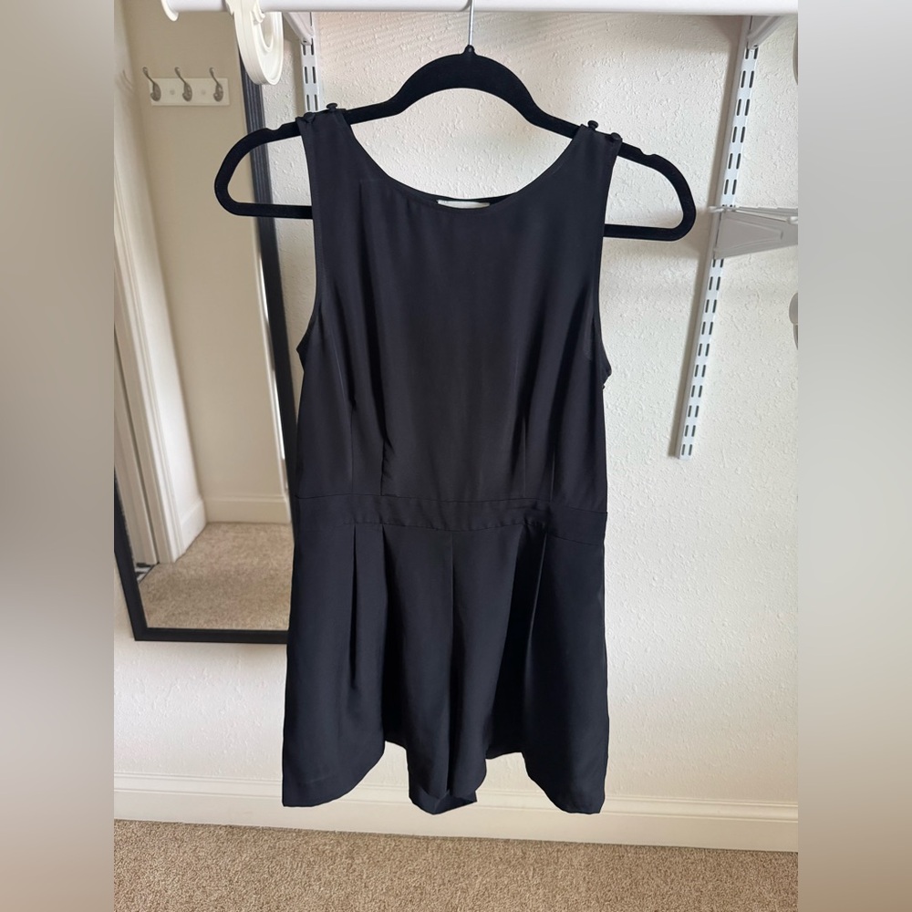 LOFT Elegant Black Romper